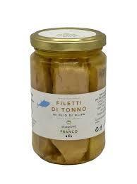 FILETTI DI TONNO IN OLIO DI OLIVA GR. 300 SELEZEZIONE FRANCO