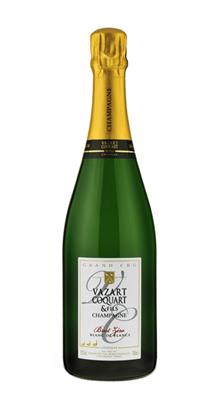 CHAMPAGNE VAZART COQUART NATURE ZERO BLANC DE BLANC G.C.